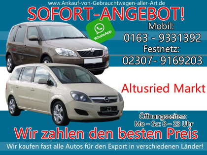 Kaufe jedes Auto Altusried Markt Ankauf von Autos Altusried Markt - Fairen Pre