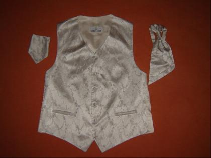 Hochzeitsweste Wilvorst mit Plastron und Einstecktuch Gr. 52