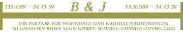 Fa. B J - Entrümpelungen-Haushaltsauflösungen-Wozhnungsauflösungen Tel 069-347