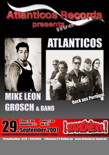 Atlanticos Mike Leon Grosch und Band Live in Düsseldorf