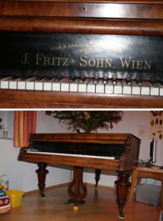 Stutzflügel J. Fritz Sohn Wien