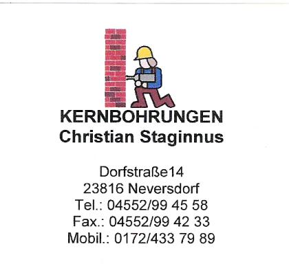 Kernbohrungen Kernbohrung-Staginnus