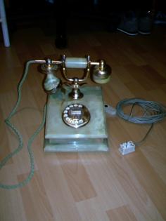 Antikes Marmor Telefon