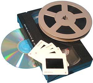 Multimedia- Video- Film- DVD- Überspielung Dia und Medienkonvertierung
