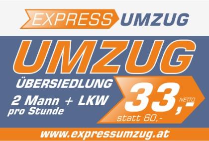 Express Umzug mit GRATIS Besichtigung um nur 25 -