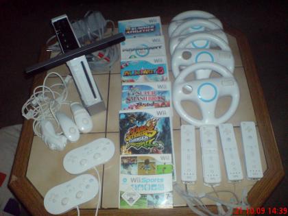 Wii mit mega viel Zubehör
