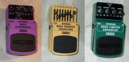 Behringer Bodeneffekte 3er Set BOD100 BEQ700 und BLE100