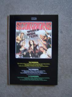 Scorpions World Wide Live TAB. gebraucht