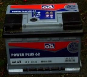 Auto-Batterie 12 V 63 Ah 600 A