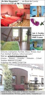 Suche jederzeit/ganzjährig nette - Urlaubsgäste für Pension nahe Schwerin