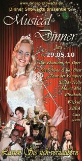 Musical Dinner Show am 29. 05. 10