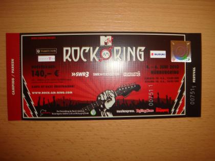 2 x 4 - Tages-Tickets Hardcover für Rock am Ring 2022/ inkl. Camping