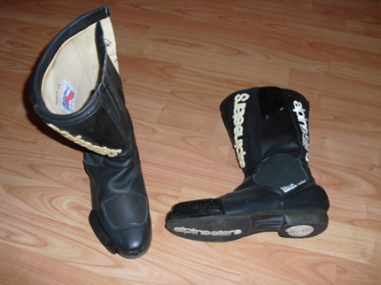 Damen-Motorrad-schuhe Gr. 39 Leder Alpinestars