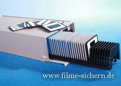 Dia Negative Mittelformatdias Filmstreifen und Papierbilder auf DVD USB-Stic