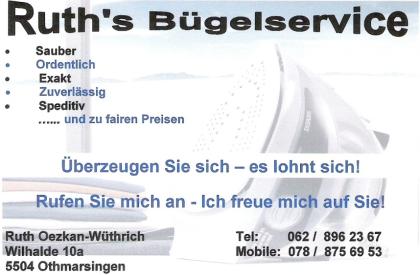 Ruths BÜGELSERVICE in Othmarsingen
