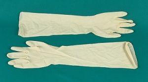 Latex Untersuchungshandschuhe unsteril 53 cm extra lang