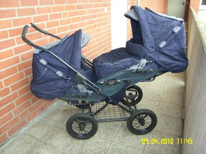 Zwillingswagen Geschwisterwagen Teutonia