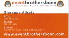Eventbrothersbonn Life Gesang DJ Fotografien
