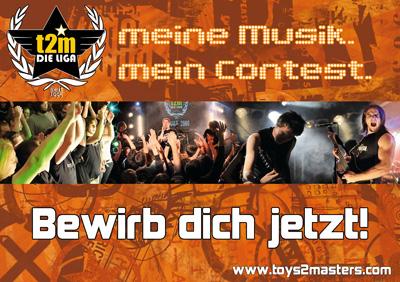 Toys2masters sucht Bands für 2022