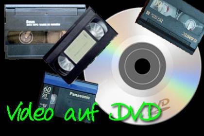 Video auf DVD digitalisieren MiniDV VHS Digital8 Hi8 uvm