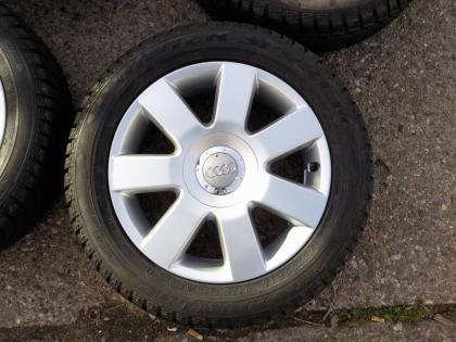 Alufelgen Origi. Audi 205/55/16 winterreifen