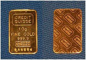 10gramm Goldbarren 999 9/1000 Feingold Heraeus 270EUR VHB 10gramm Goldbarren 99