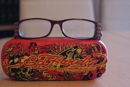 Ed hardy Brillengestell. Neupreis 298Euro-jetzt 99Euro Neuwertig