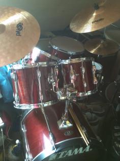 Tama Rockstar fast unbenutzt Paiste Becken