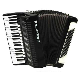 Akkordeon Walther Corsar 96 S Schwarz TOP Walter Bässe