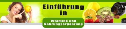 Info Einführung in Vitamine und Nahrungsergänzungsmittel Info