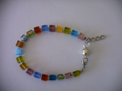 Armband multicolor Coeur de Lion Glassteine