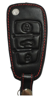 Lederhülle Case Tasche für Schlüssel von Audi A1 A3 8P A3 8V A4 S4 A6 RS6 Q3 Q7