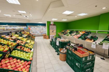Obstschrägen Kesseböhmer Gemüseschräge Obstregal Gemüseregal Verkaufsregal