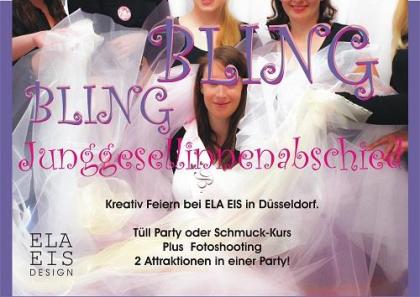 Junggesellinnenabschied Fotoshooting Hochzeit-Tischdekoration Schmuckkurs Party