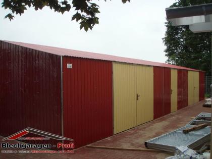 Blechgarage Lagerraum Lager 7x7m Metallgarage mit Statik