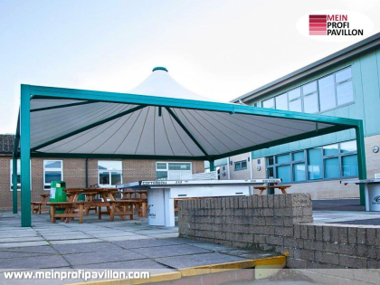 Pavillon 13x13 Überdachung Sonnenschutz Festzelt Terrassenüberdachung Pvc