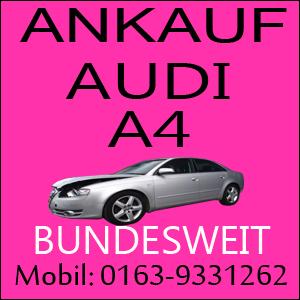 Auto verkaufen Audi A4 - Motorschaden Unfallschaden