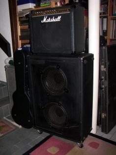 Verkaufe große Vintage Gitarrenbox mit 2x12 Celestion Speaker