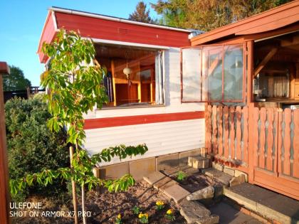 Mobilheim / Chalet / Tinyhouse auf Dauercampingplatz an der Ems