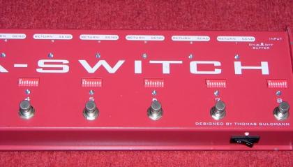 Verkaufe Carl Martin Octa-Switch MK I Gitarreneffekt-Umschalter