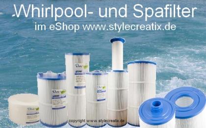 STYLECREATIX bietet Aquafinesse SpaFilter Kartuschenfilter ph-Meter Filterr