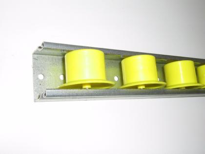 ROLLENLEISTEN RÖLLCHENLEISTEN ENDKAPPEN ZYLINDRISCH SPURKRANZ ESD AUSFÜHRUN