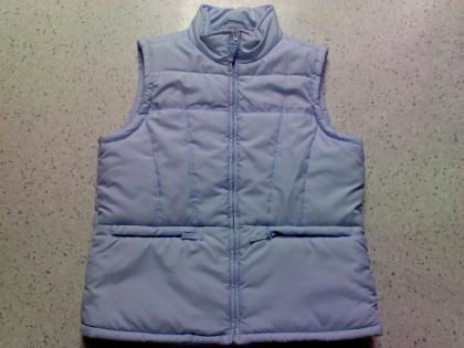 Damen Winter Weste Hellblau Größe L
