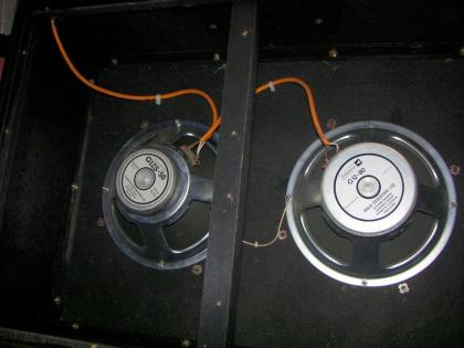 Verkaufe große Vintage Gitarrenbox mit 2x12 Celestion Speaker