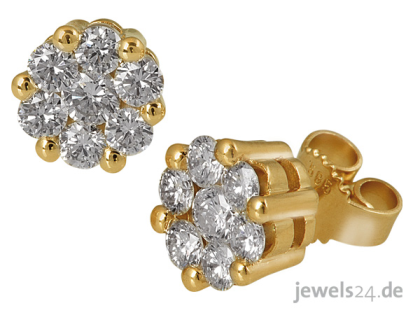 Diamant Ohrringe günstig online kaufen www. jewels24. de