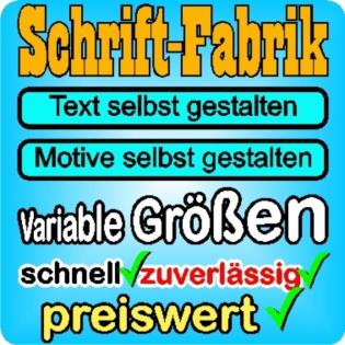 SCHAUFENSTERBESCHRIFTUNG SELBST GESTALTEN - SCHRIFT-FABRIK. DE