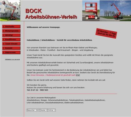 Bock Arbeitsbühnen-Verleih