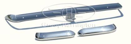 Ford Cortina MK1 stainless steel bumpers 2 front quarter bumpers and 1 rear bum