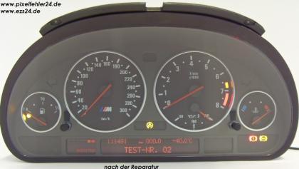 Tachoreparatur Pixelfehler BMW E39 E38 E53 u. a