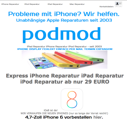 Ab 29Euro iPhone 4s WLAN Reparatur oder Tausch gegen iPhone 6